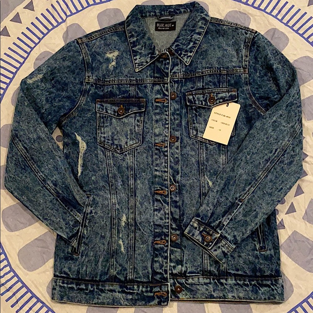 Distressed Jean Jacket